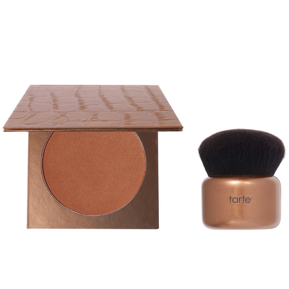 Tarte Park Ave Princess Waterproof face and body Bronzer with Kabuki Brush